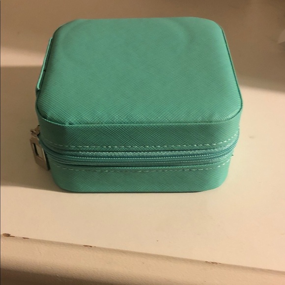 Turquoise Travel Jewelry Organizer Case - Picture 5 of 5
